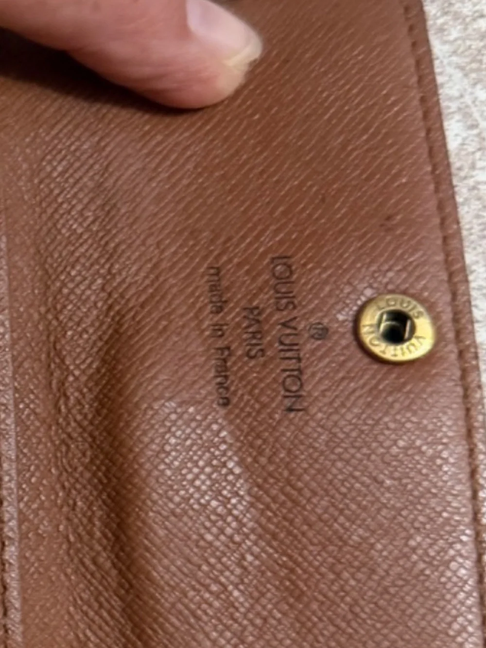 Louis Vuitton Monogram Canvas Key & Card Holder in Brown with Gold Hardware